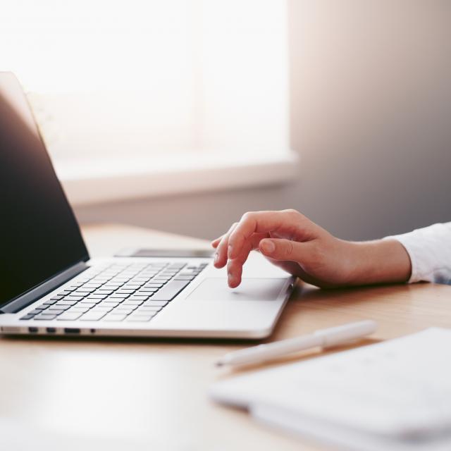 Business Woman Working On Laptop In Her Office Picjumbo Com