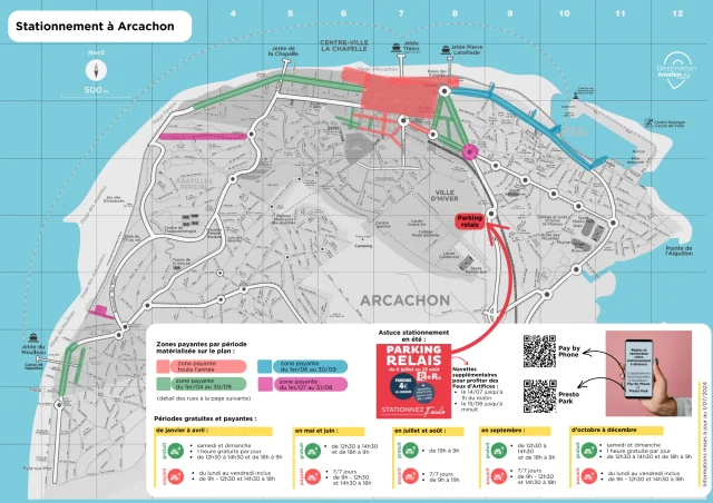 Stationnement Arcachon 2024